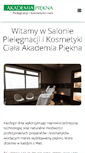 Mobile Screenshot of akademiapiekna.com.pl